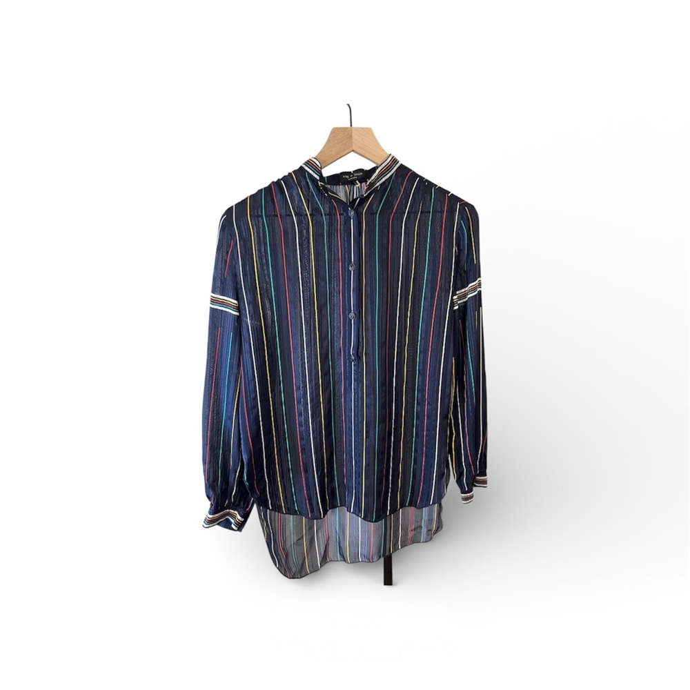rag & bone Multicolor Striped Blouse